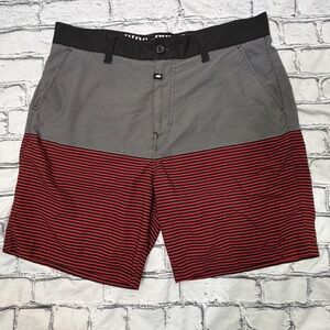 Ring of Fire Striped 2 toned Swim Trunks